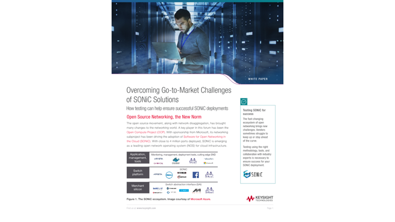 Overcoming Go-to-Market Challenges of SONiC Solutions
